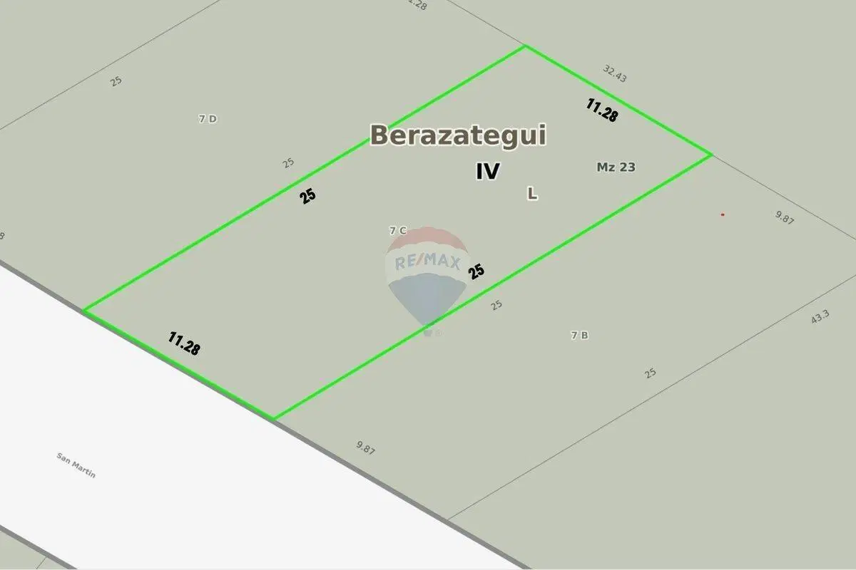 Lote en venta, en calle 150 Berazategui, de 282 m² 2
