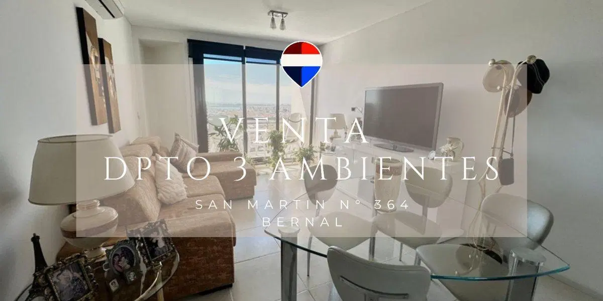 VENTA DEPTO 3 AMB CON COCHERA  BERNAL CENTRO 5