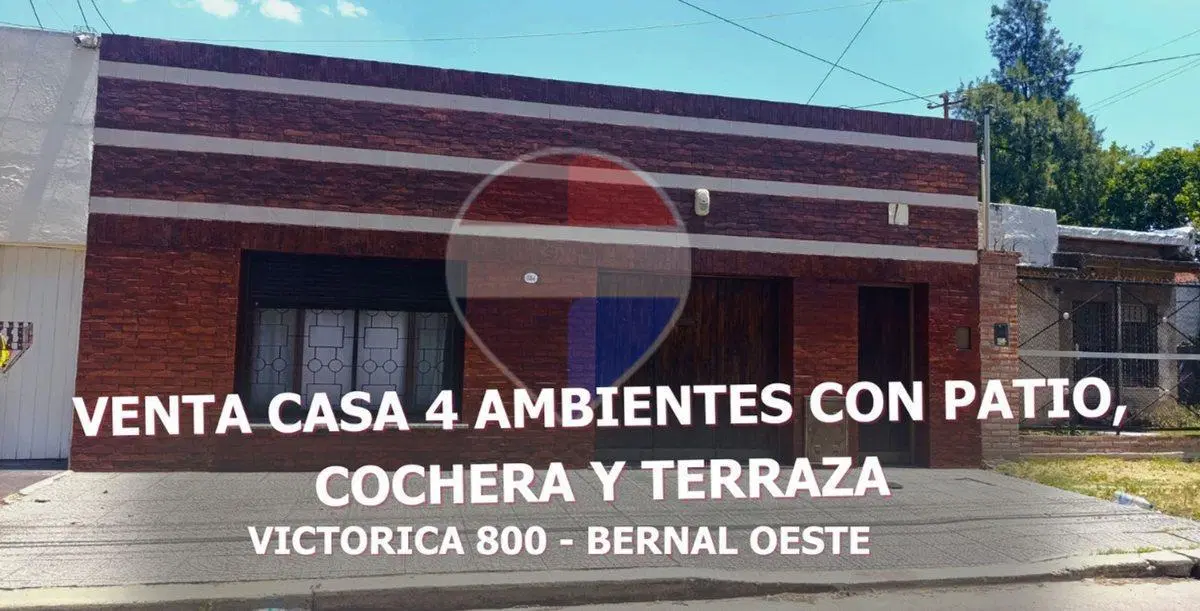 VENTA CASA 4 AMBIENTES PATIO COCHERA BERNAL OESTE 5