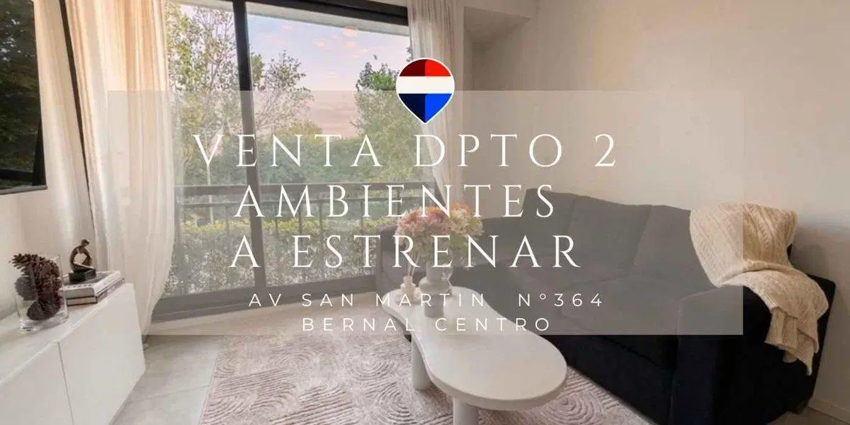 VENTA DEPTO 2 AMB FINANC  ESTRENAR BERNAL CENTRO 4