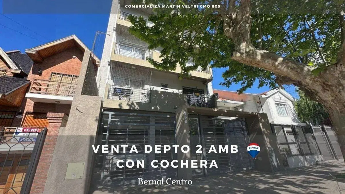 VENTA 2 AMBIENTES CON COCHERA EN BERNAL CENTRO 5