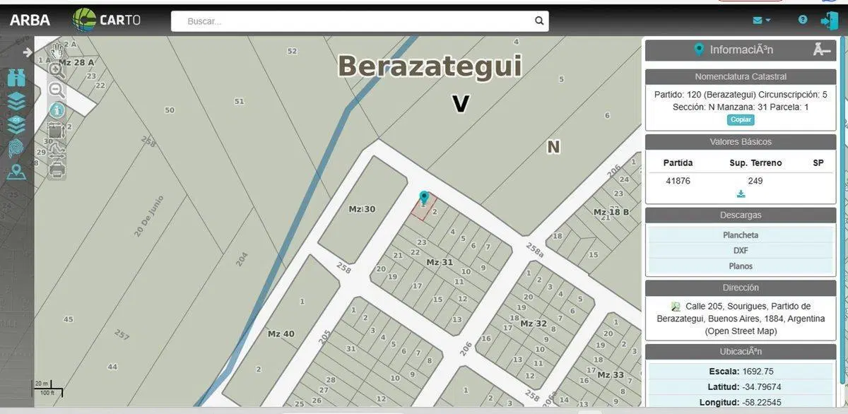 VENTA LOTE BERAZATEGUI SOURIGUES 2