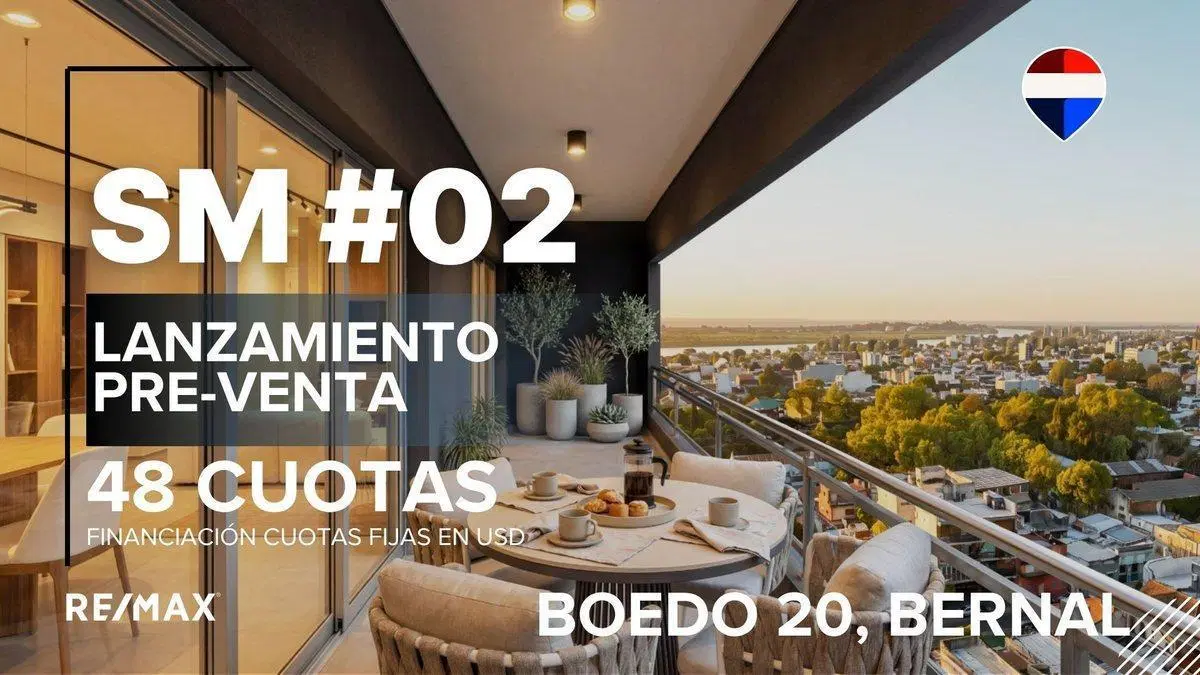 VENTA DEPARTAMENTO 4 AMBIENTES. 48 CUOTAS. BERNAL 3
