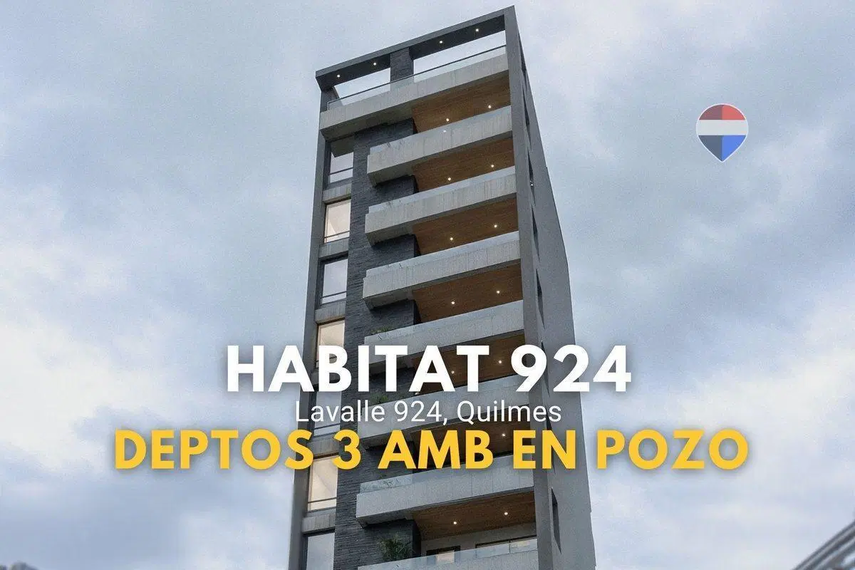 Venta Depto 3 amb en Quilmes Centro - HABITAT 924 3