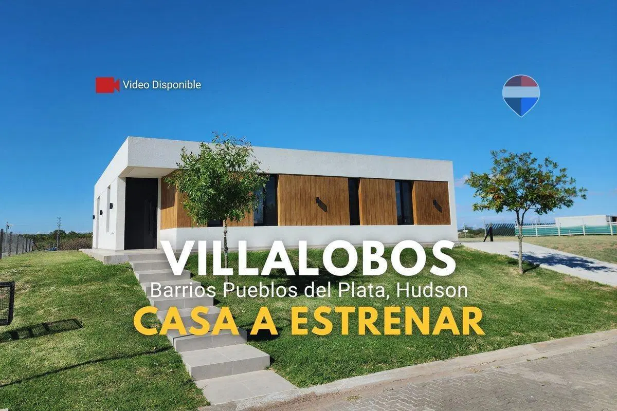VENTA CASA A ESTRENAR EN VILLALOBOS - HUDSON 2