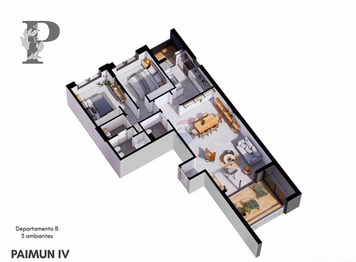 VENTA DEPARTAMENTO 3 AMBIENTES EN POZO QUILMES 5