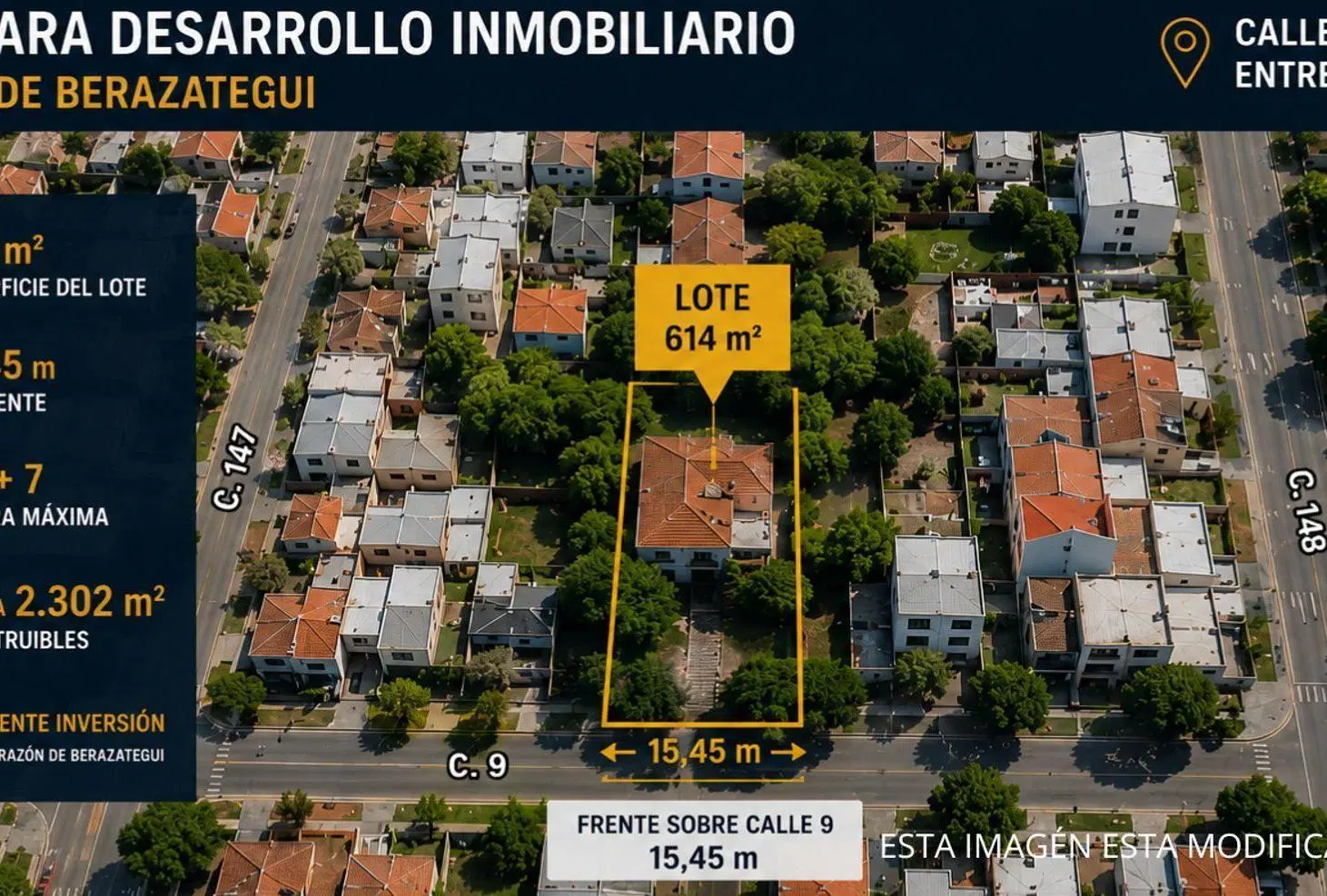 LOTE DE 614M² | FINANCIA 50% | BERAZATEGUI CENTRO 3