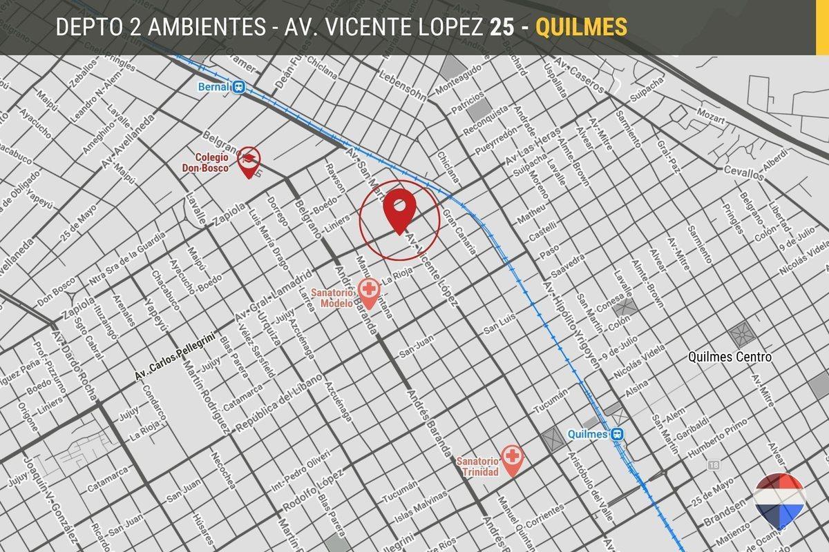 Venta Departamento 2 amb c/ cochera en Quilmes