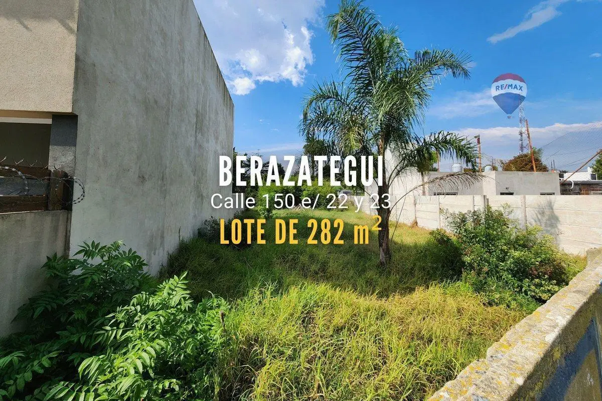 Lote en venta, en calle 150 Berazategui, de 282 m² 2