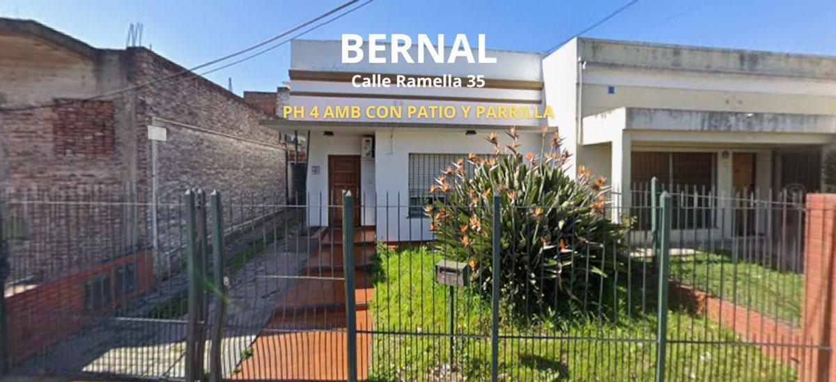 VENTA DE PH 4 AMB CON PATIO Y PARRILLA EN BERNAL