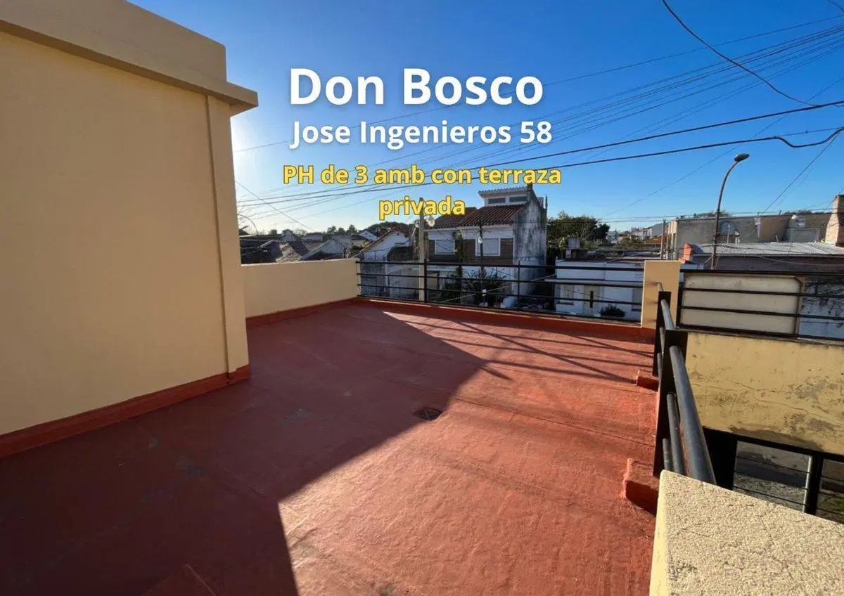Venta PH de 3 amb con Terraza Privada en Don Bosco 4
