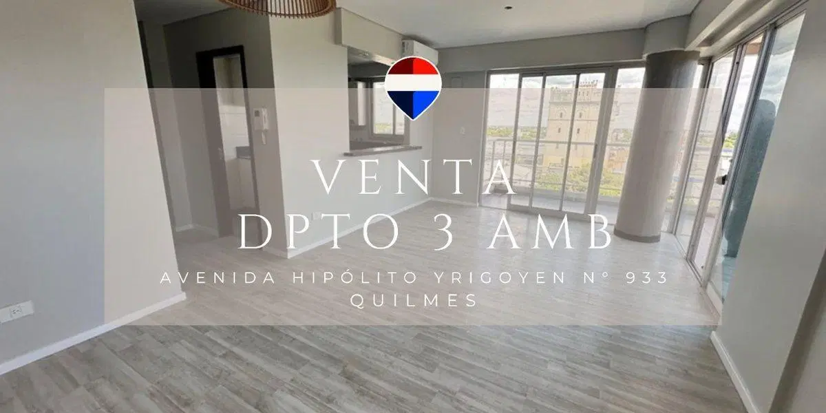 VENTA DPTO 3 AMBIENTES BALCON Y COCHERA QUILMES 3