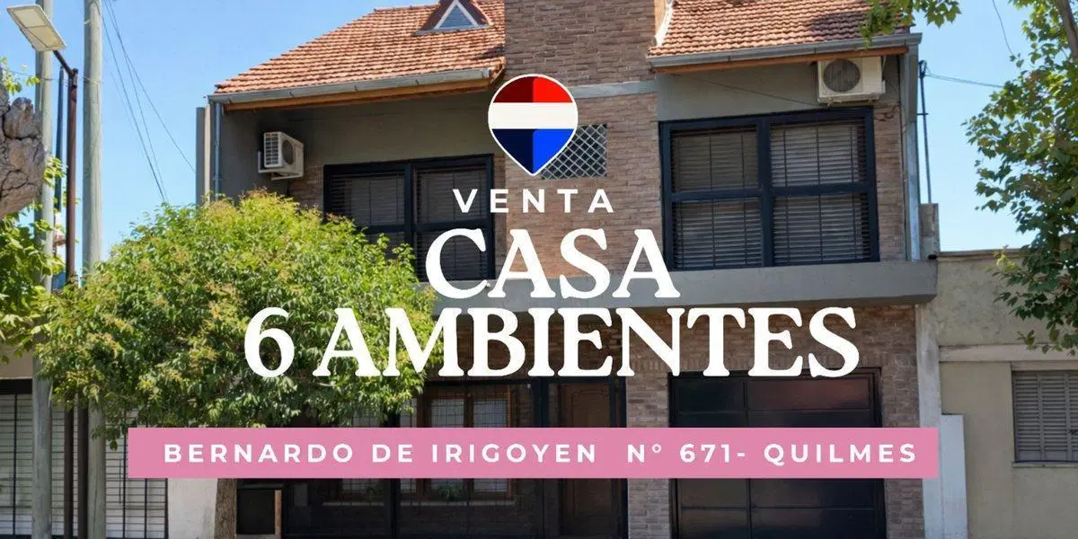 VENTA CASA 6 AMBIENTES JARDIN COCHERA  QUILMES 4