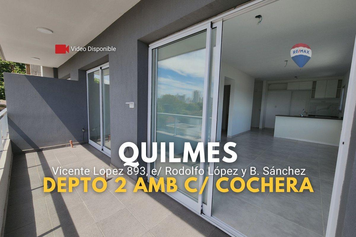 Foto de VENTA DEPTO 2 AMB C/COCHERA A ESTRENAR EN QUILMES, imagen 1