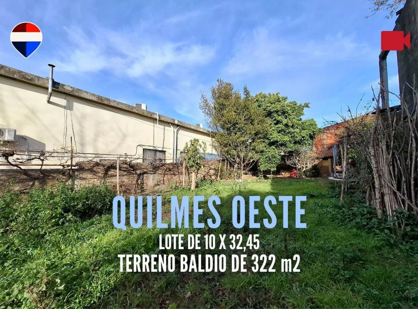 VENTA LOTE DE 322 m2 EN QUILMES OESTE 5