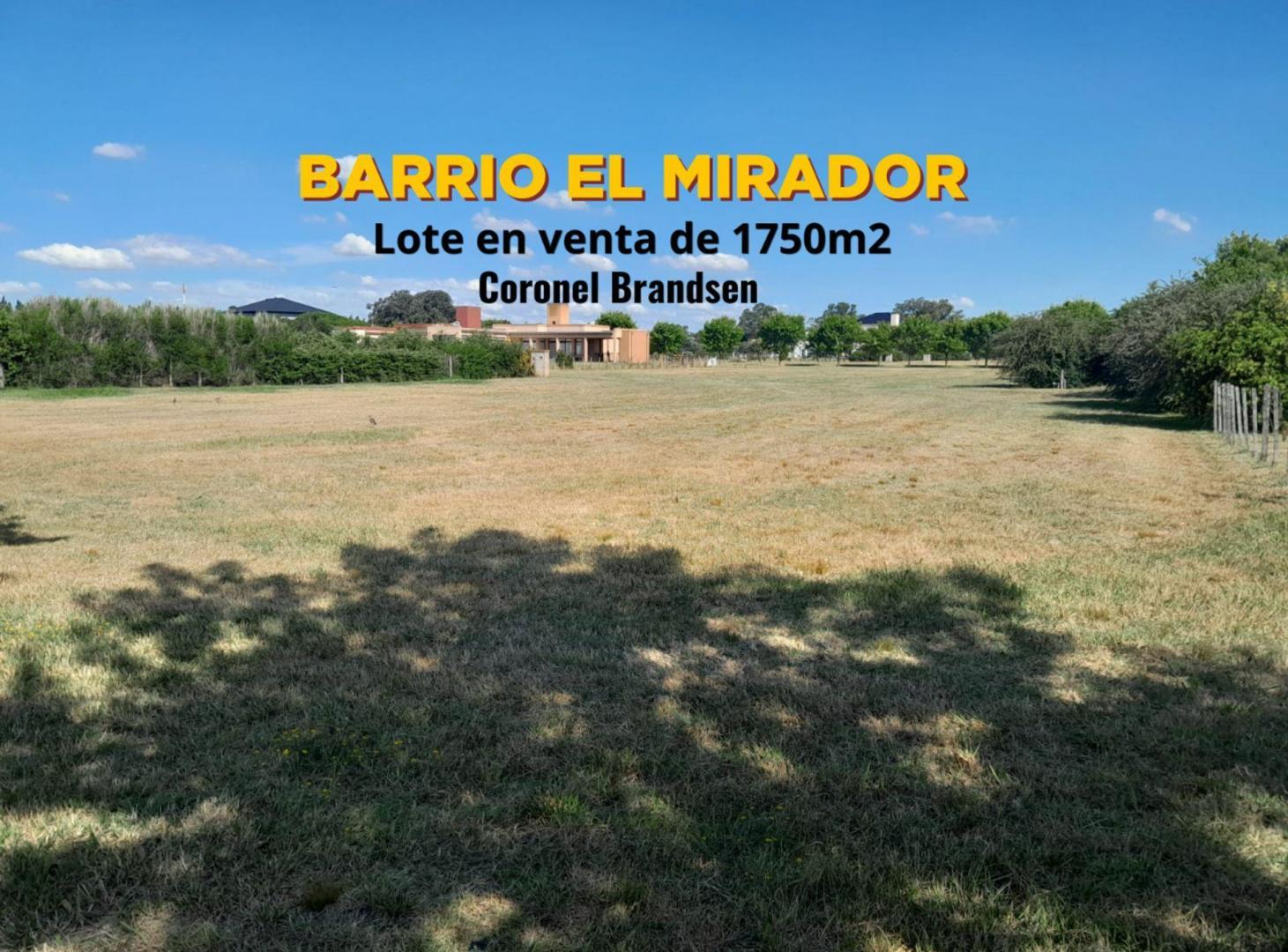 Foto de LOTE EN VENTA BARRIO EL MIRADOR - FINANCIA 100 %, imagen 3