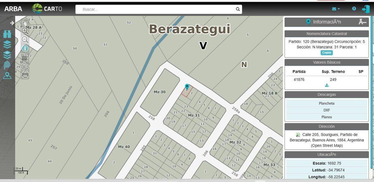Foto de VENTA LOTE BERAZATEGUI SOURIGUES, imagen 3
