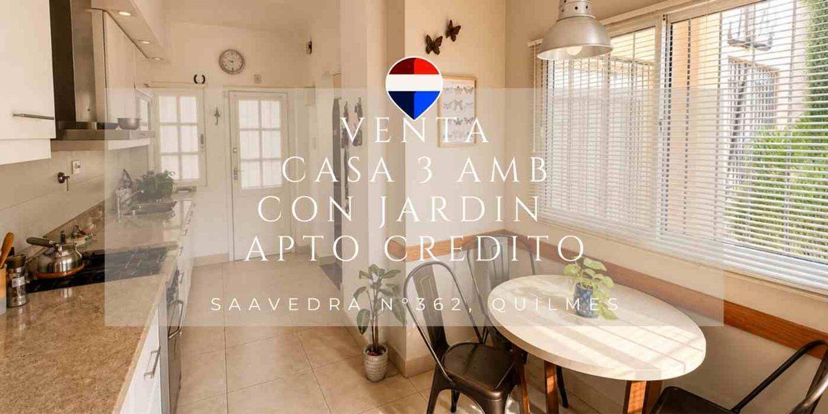 Foto de VENTA CASA 3 AMBIENTES JARDIN QUILMES APTO CREDITO, imagen 3