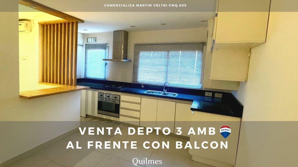 Foto de VENTA DEPTO 3 AMB AL FRENTE CON BALCON QUILMES, imagen 1