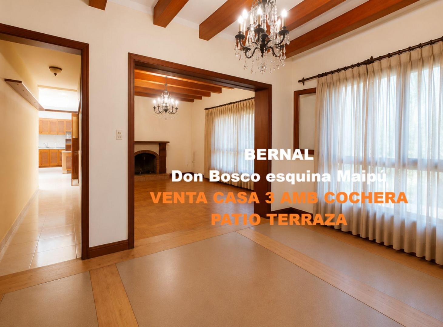 Foto de VENTA CASA 3 AMB COCHERA PATIO TERRAZA BERNAL, imagen 1