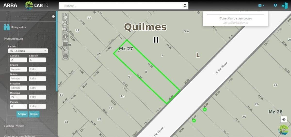 Foto de Venta Lote 10X43 M2 R2 p/inversión Bernal Centro, imagen 4