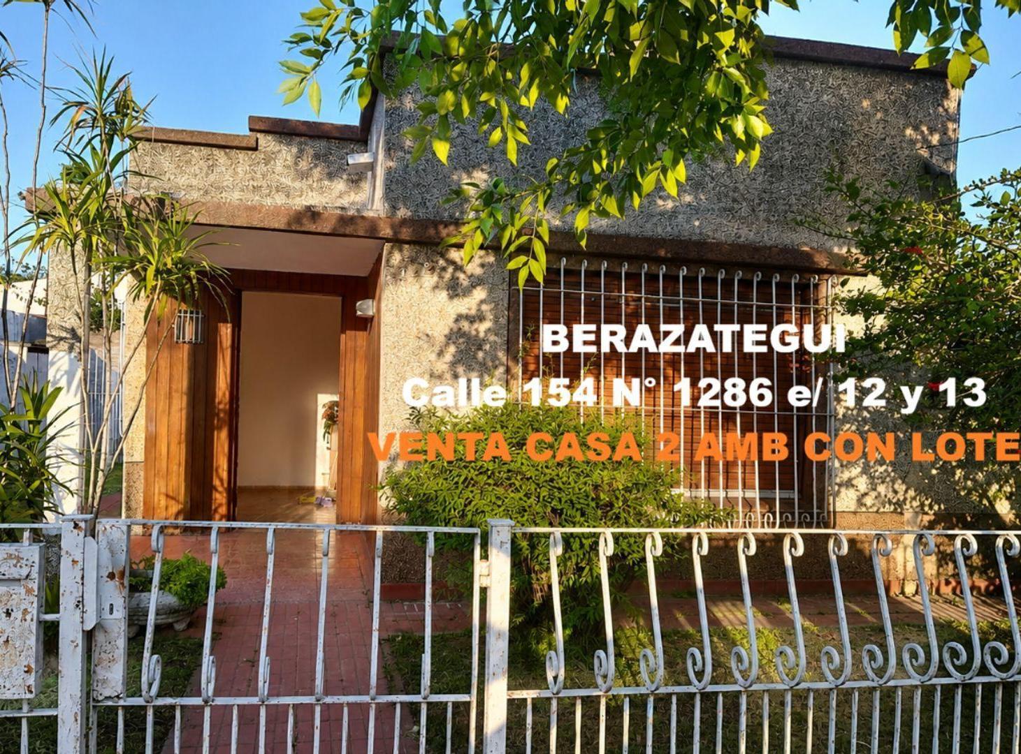 Foto de VENTA CASA 2 AMB CON LOTE - BERAZATEGUI, imagen 1