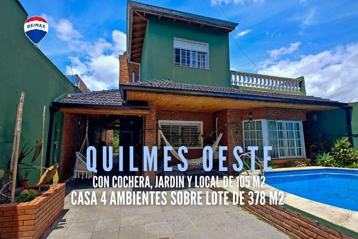 Foto de VENTA CASA 4 AMB C/PILETA Y LOCAL QUILMES OESTE, imagen 2