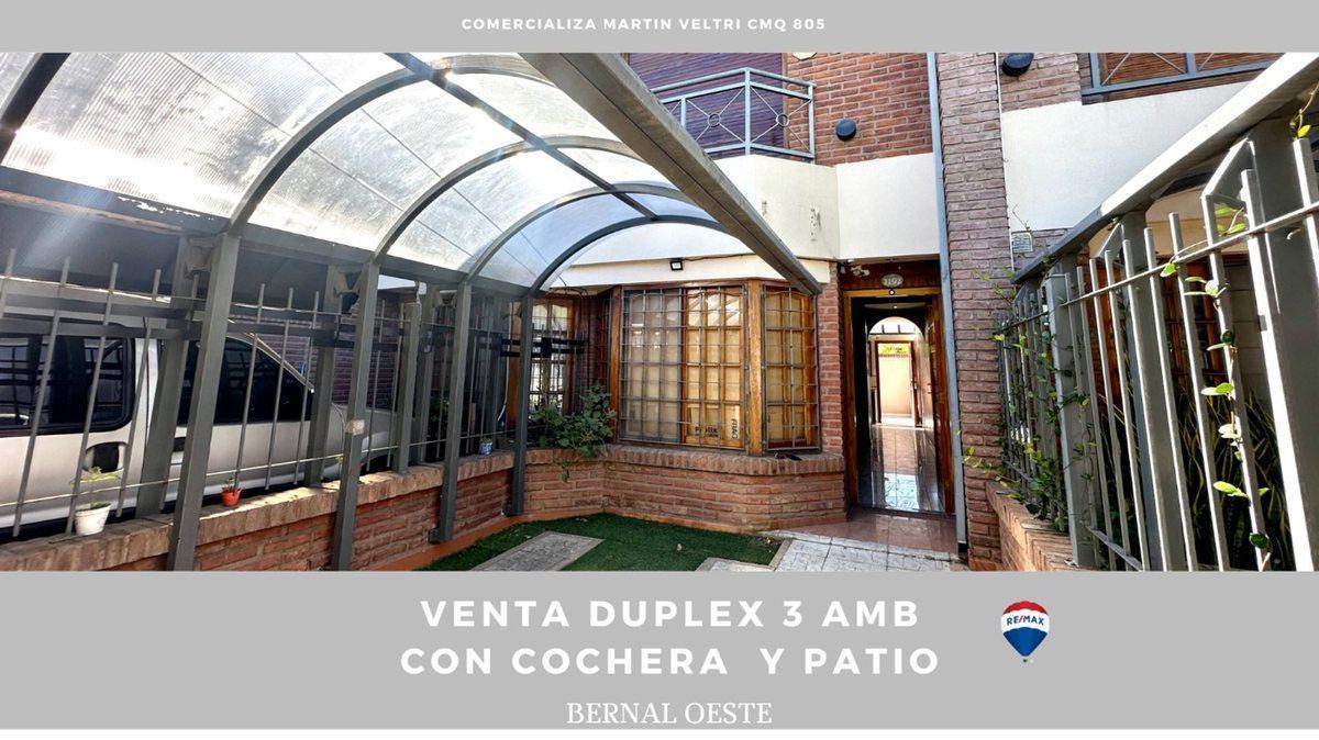 Foto de VENTA DUPLEX 3 AMBIENTES CON COCHERA EN BERNAL, imagen 2
