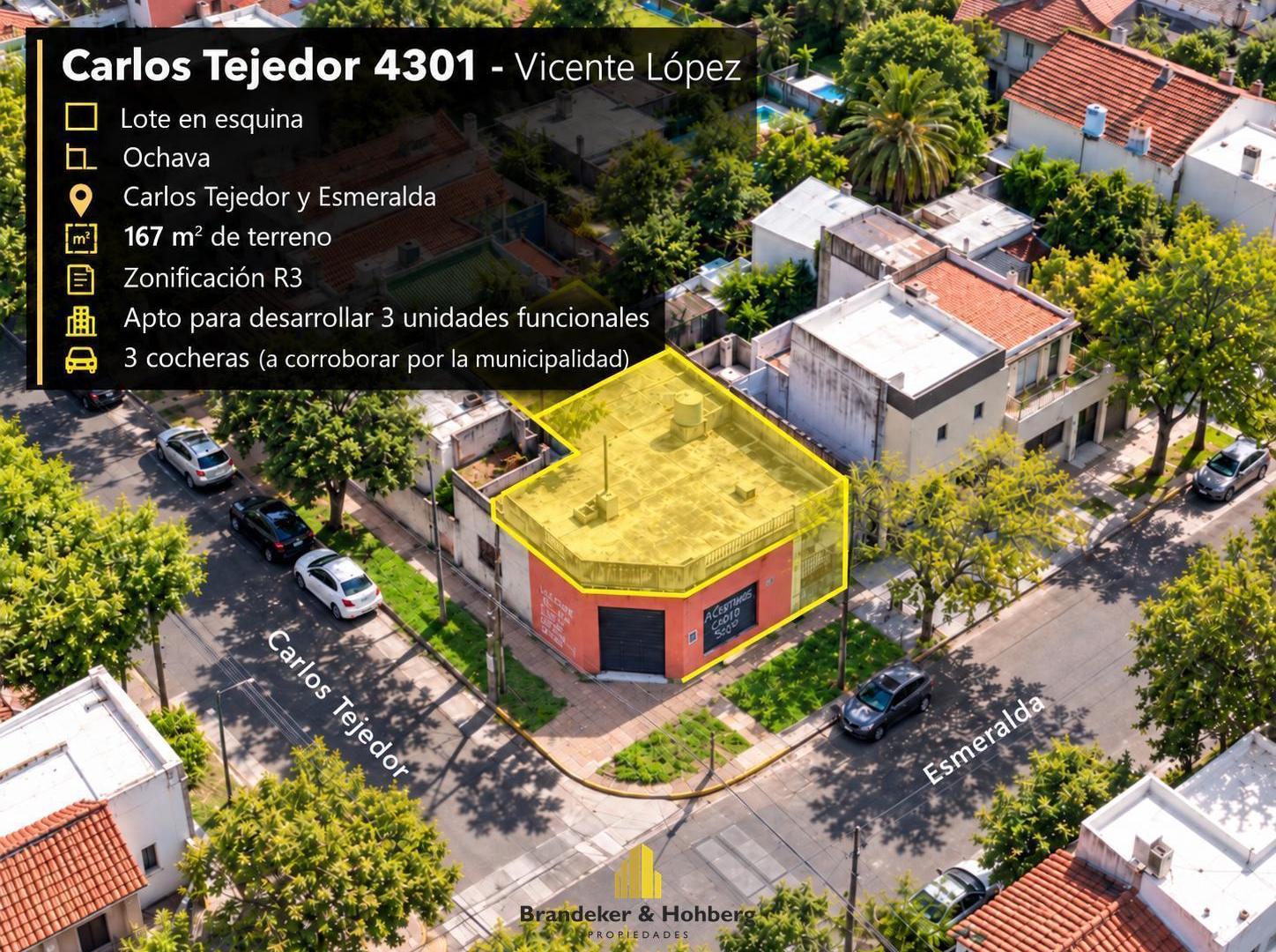 Foto de TERRENO EN ESQUINA DE 167 M² – IDEAL DESARROLLO INMOBILIARIO – FLORIDA, imagen 1