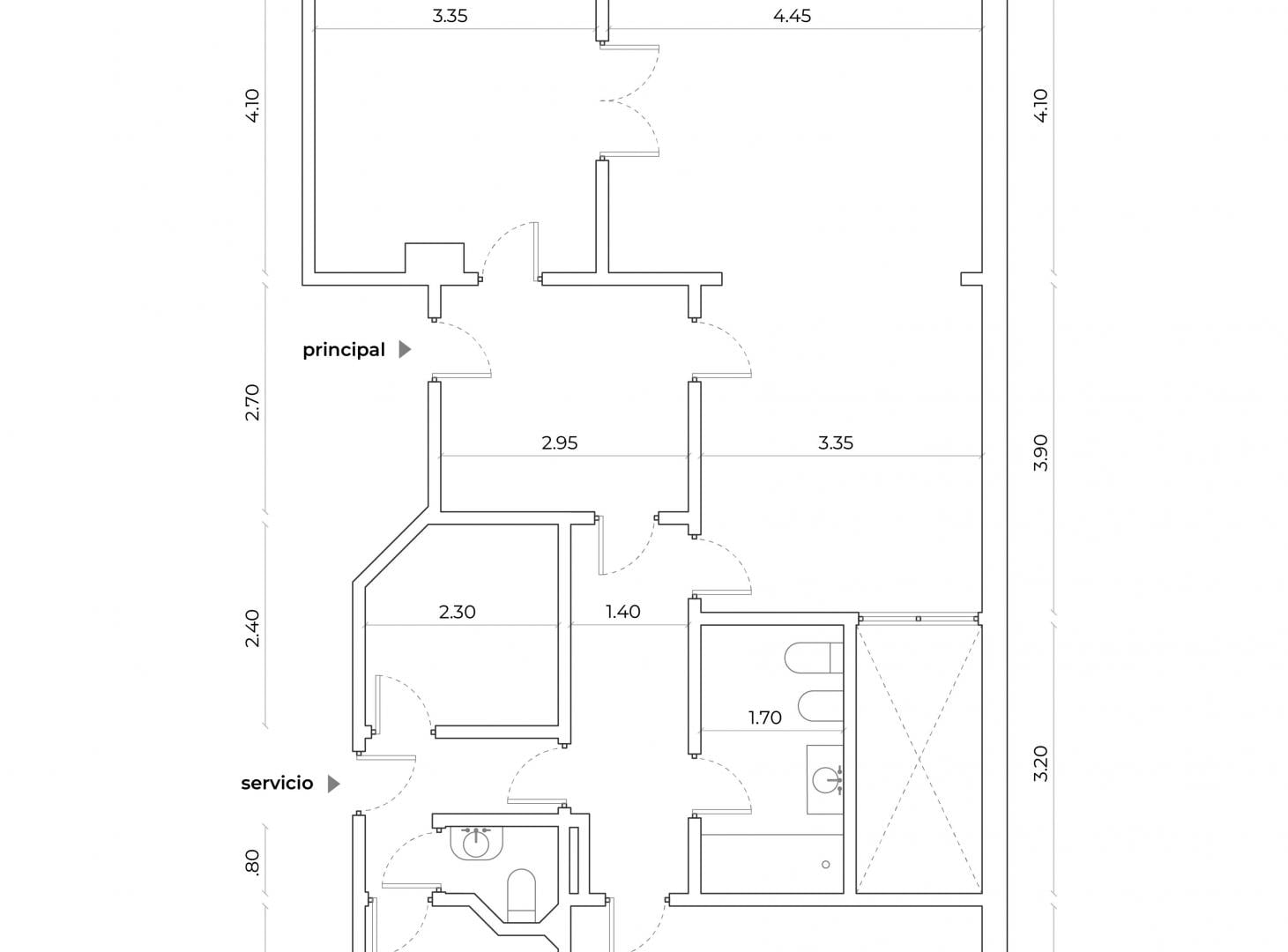 Foto de Departamento 4 ambientes con dependencia y balcón francés – Av. Córdoba, imagen 5