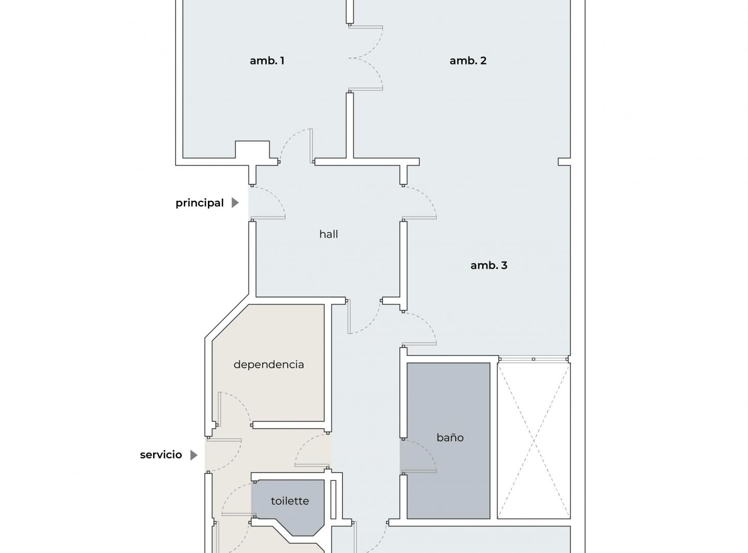 Foto de Departamento 4 ambientes con dependencia y balcón francés – Av. Córdoba, imagen 3