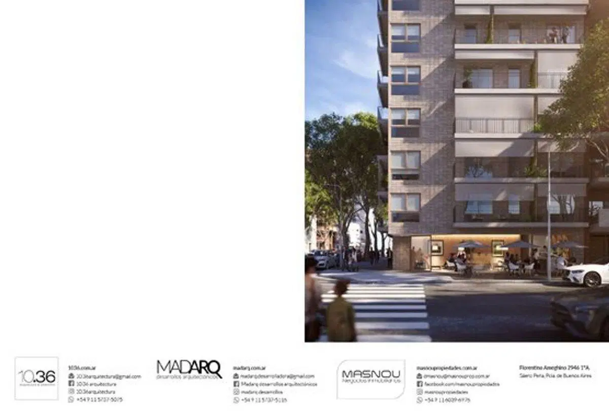 Venta Monoambiente luminoso, en constr. Belgrano 3