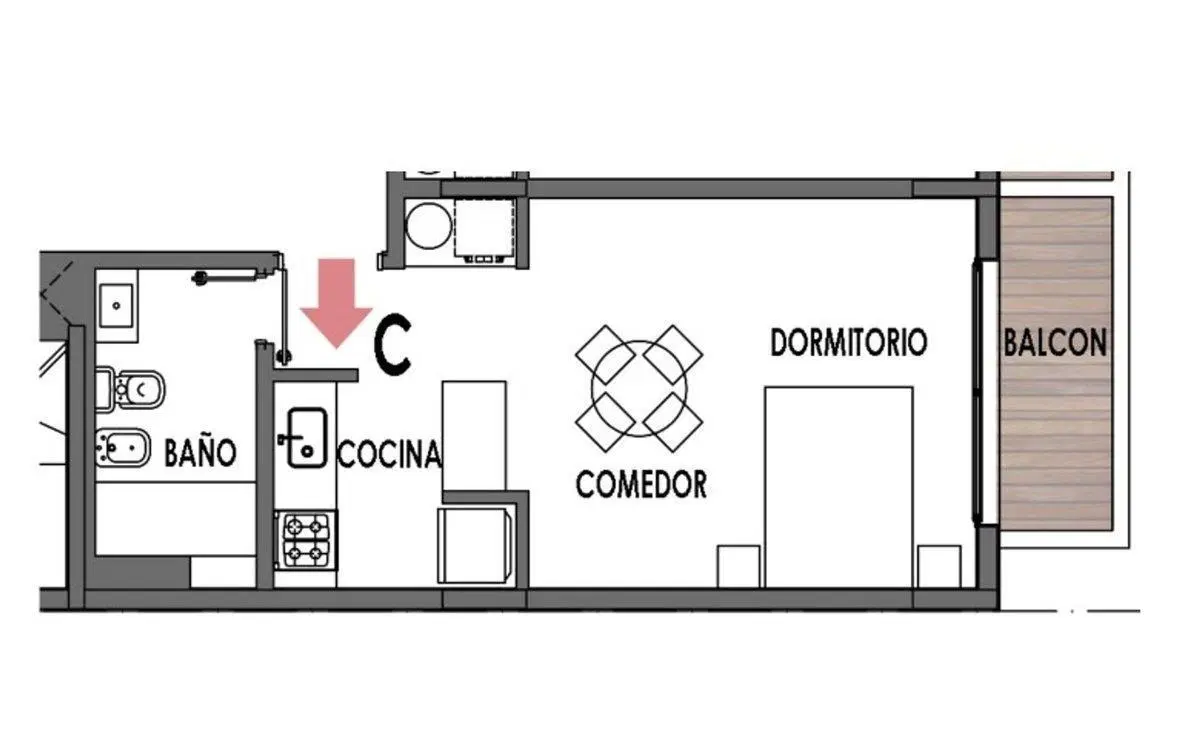 Monoambientes en venta. La Plata 5