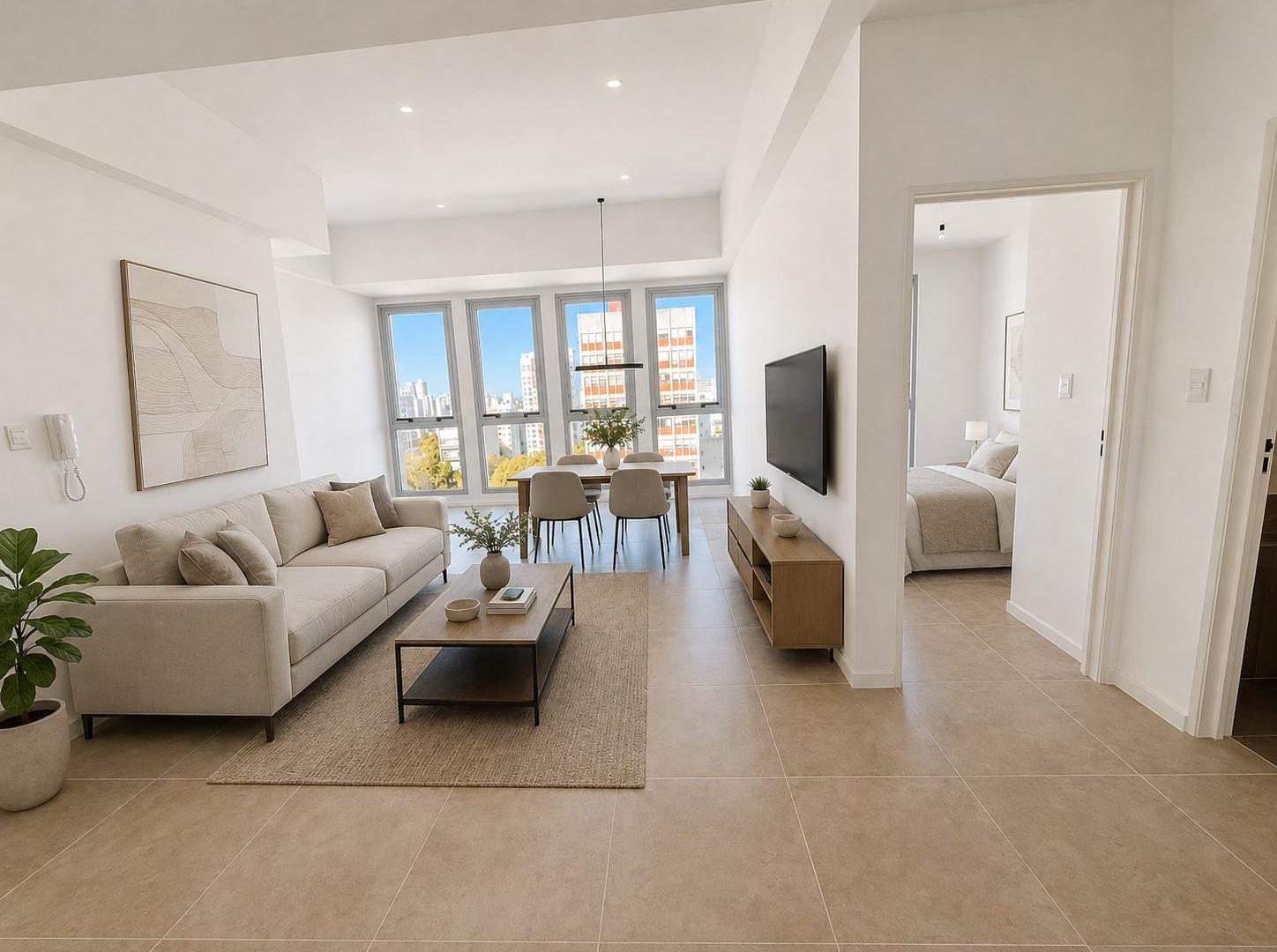 Departamento de 51 m² con 1 dormitorio en venta en La Plata