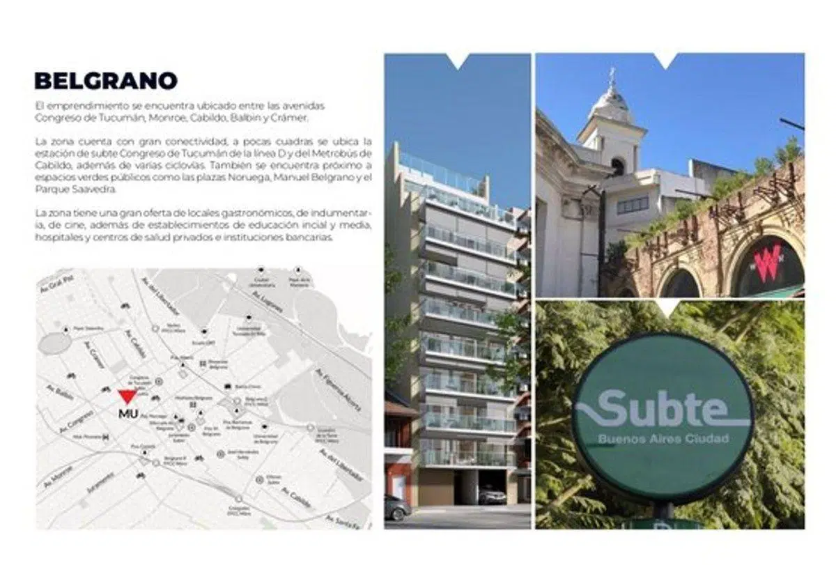 Venta 3 ambientes frente Belgrano 4