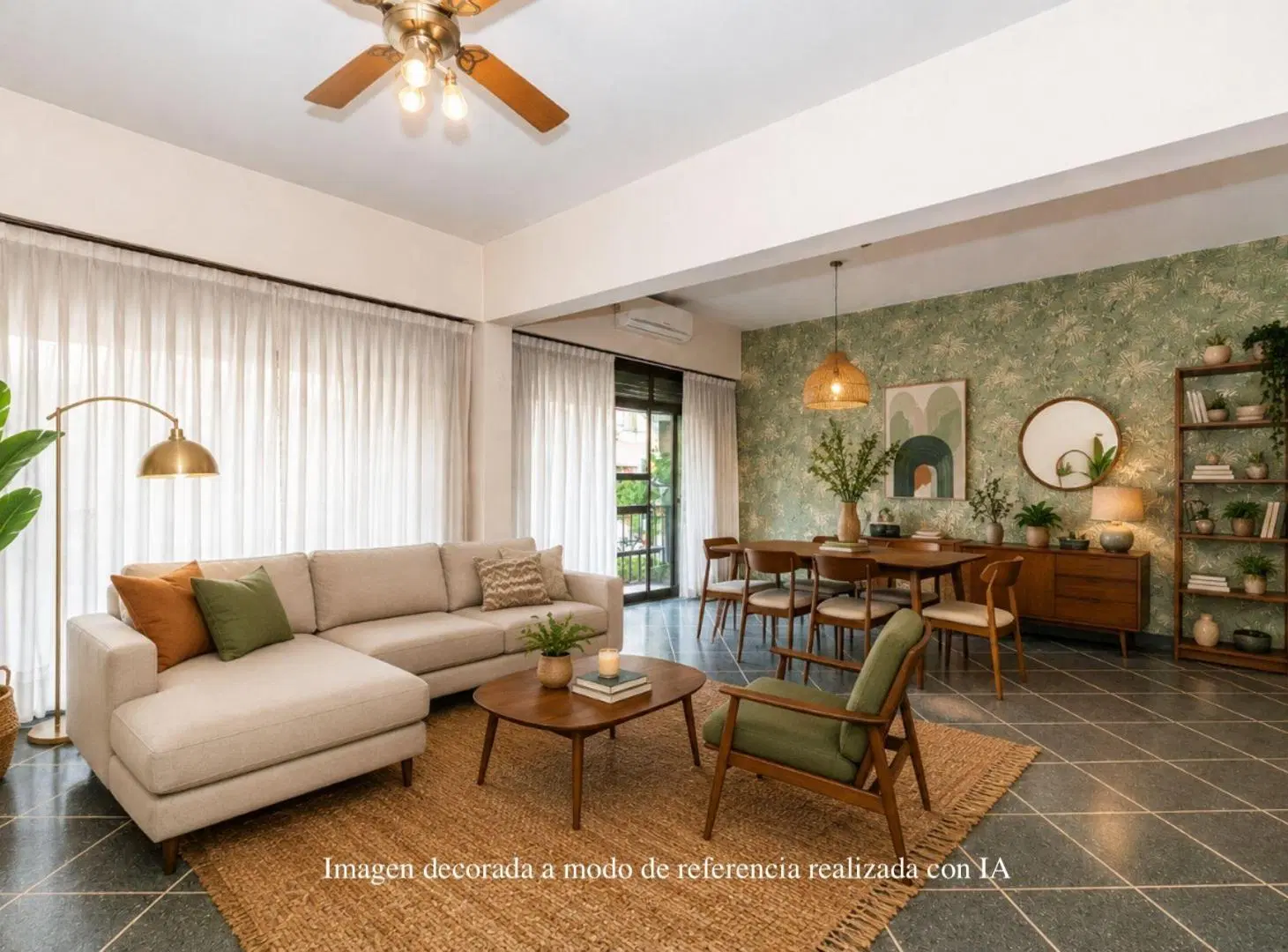 Venta piso 5 amb. balcón dep. San Telmo A. Credito 3