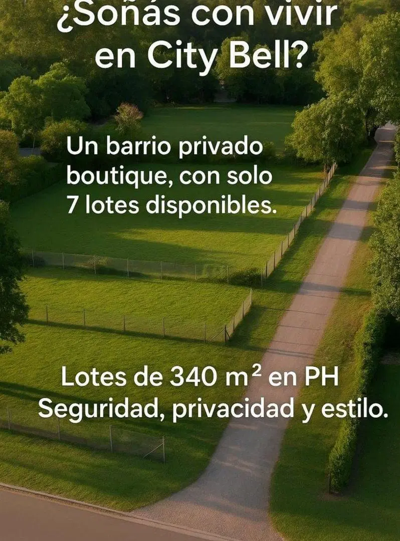 LOTE EN VENTA CITY BELL 5