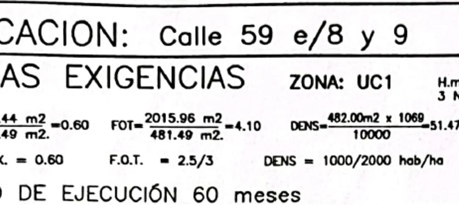 LOTES EN VENTA LA PLATA - UC1 3