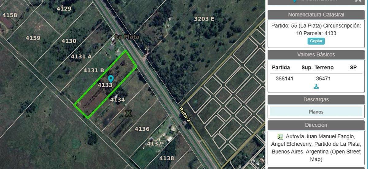 Foto de HECTAREAS EN VENTA RUTA 2 - LA PLATA, imagen 2