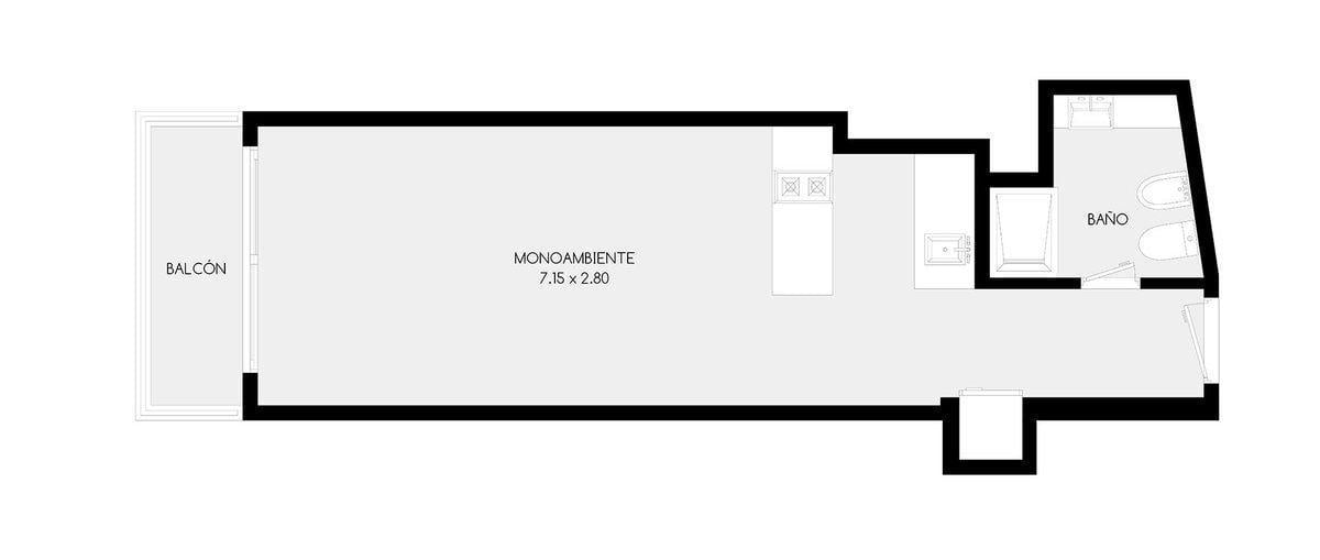 Foto de DEPARTAMENTO MONOAMBIENTE EN VENTA EN PALERMO, imagen 5