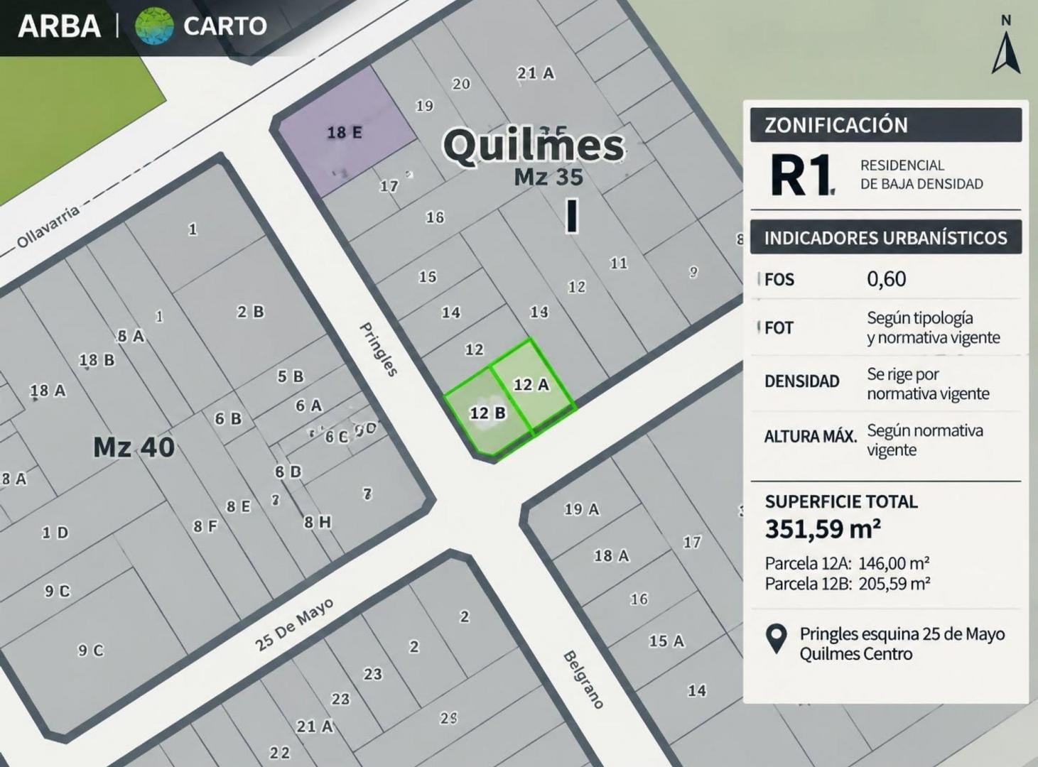 Foto de VENTA DE TERRENOS EN QUILMES, imagen 1