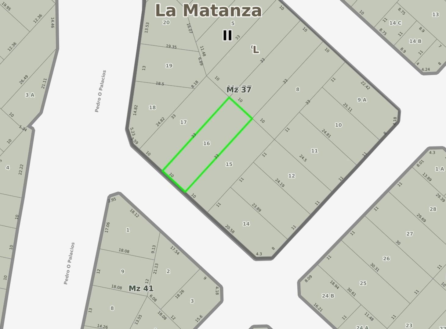 OPORTUNIDAD ESCUCHO OFERTA TERRENO EN VENTA DE 10MTS X 33MTS EN RAMOS MEJIA