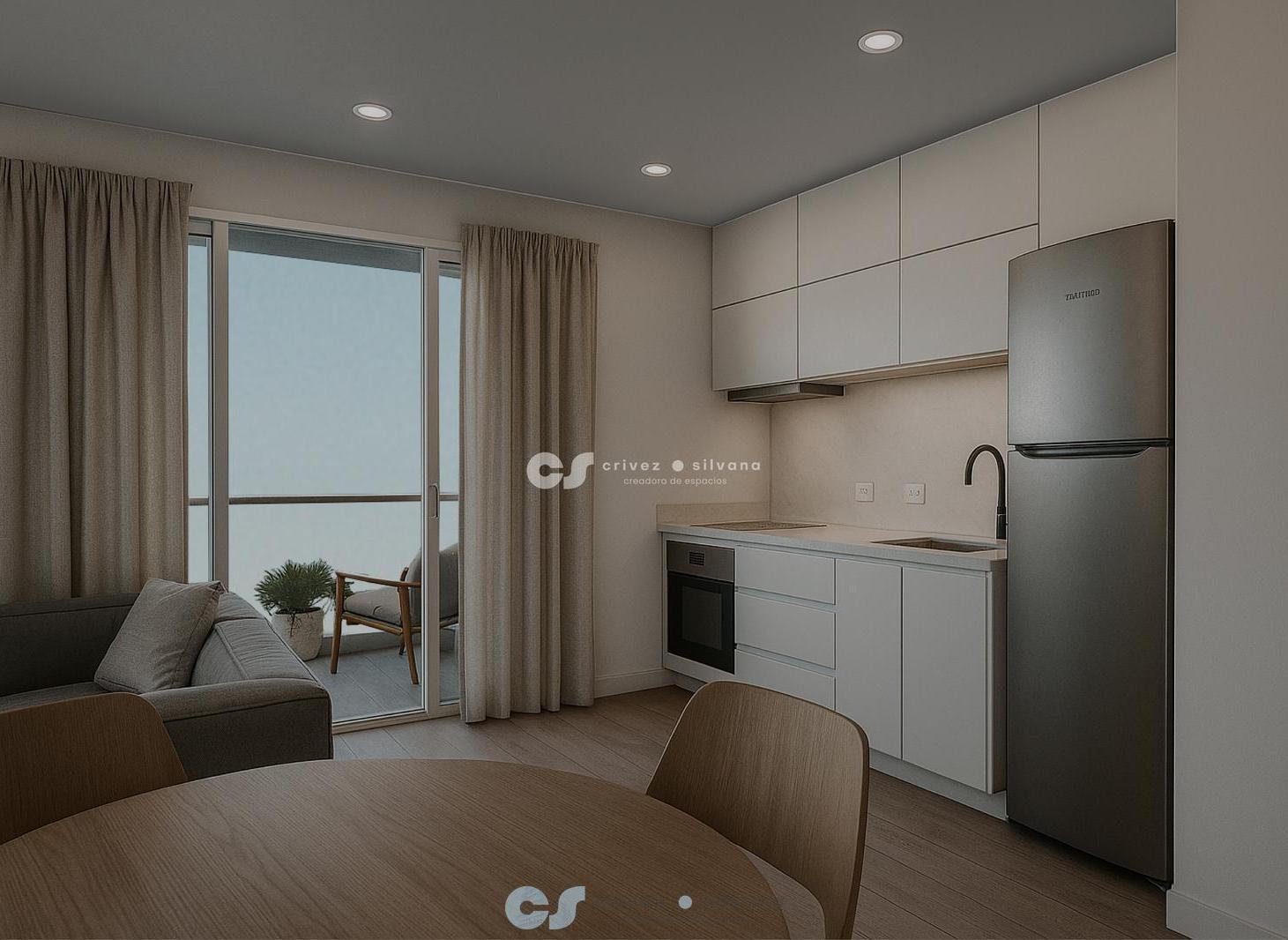 Foto de Departamento 2 amb en construccion - Almagro - Balcon y Kamado, imagen 2