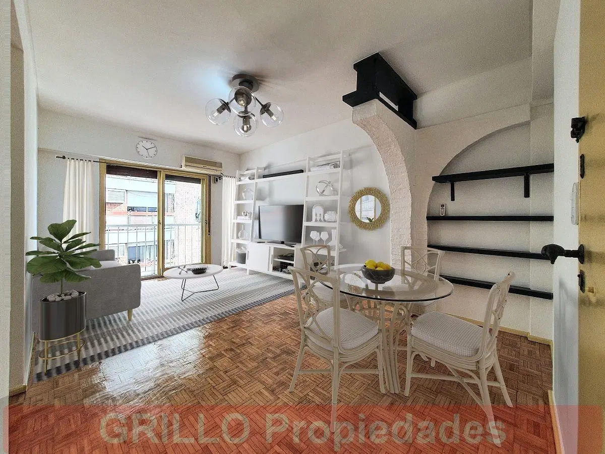 Av Olazabal 3215. Departamento dos ambientes. Cocina independiente. Aire acondicionado y calefacción 3