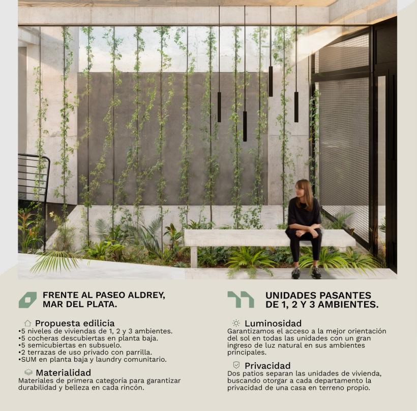 Venta en pozo, departamento de 2 ambiente. Shopping Paseo Aldrey.