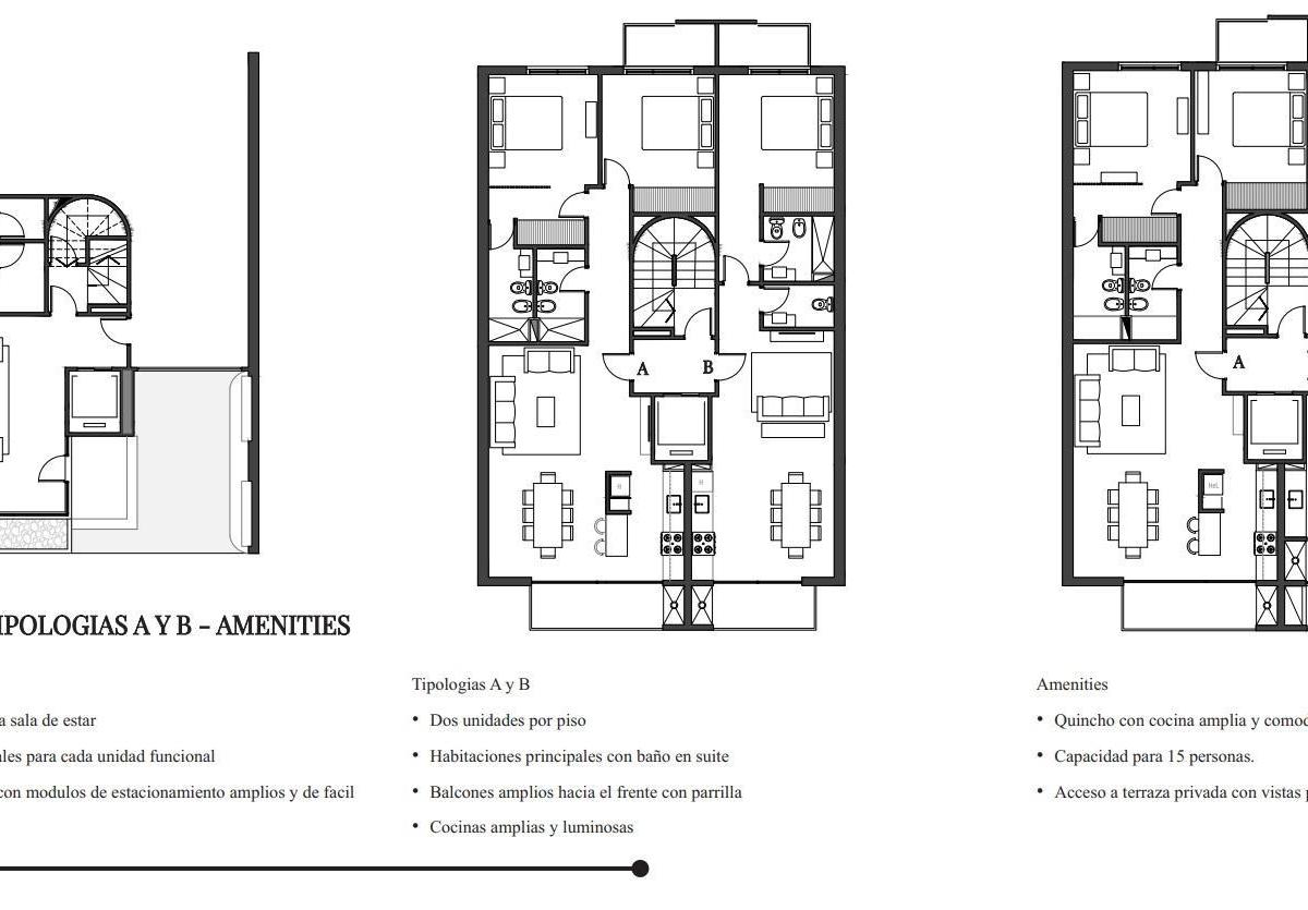 En venta, departamentos en pozo, edificio Stylo Bernardo, zona Playa Grande.