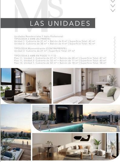 Foto de MODO SALVADOR - 2 ambientes piso alto gran balcon 45m2 - VENTA, imagen 2