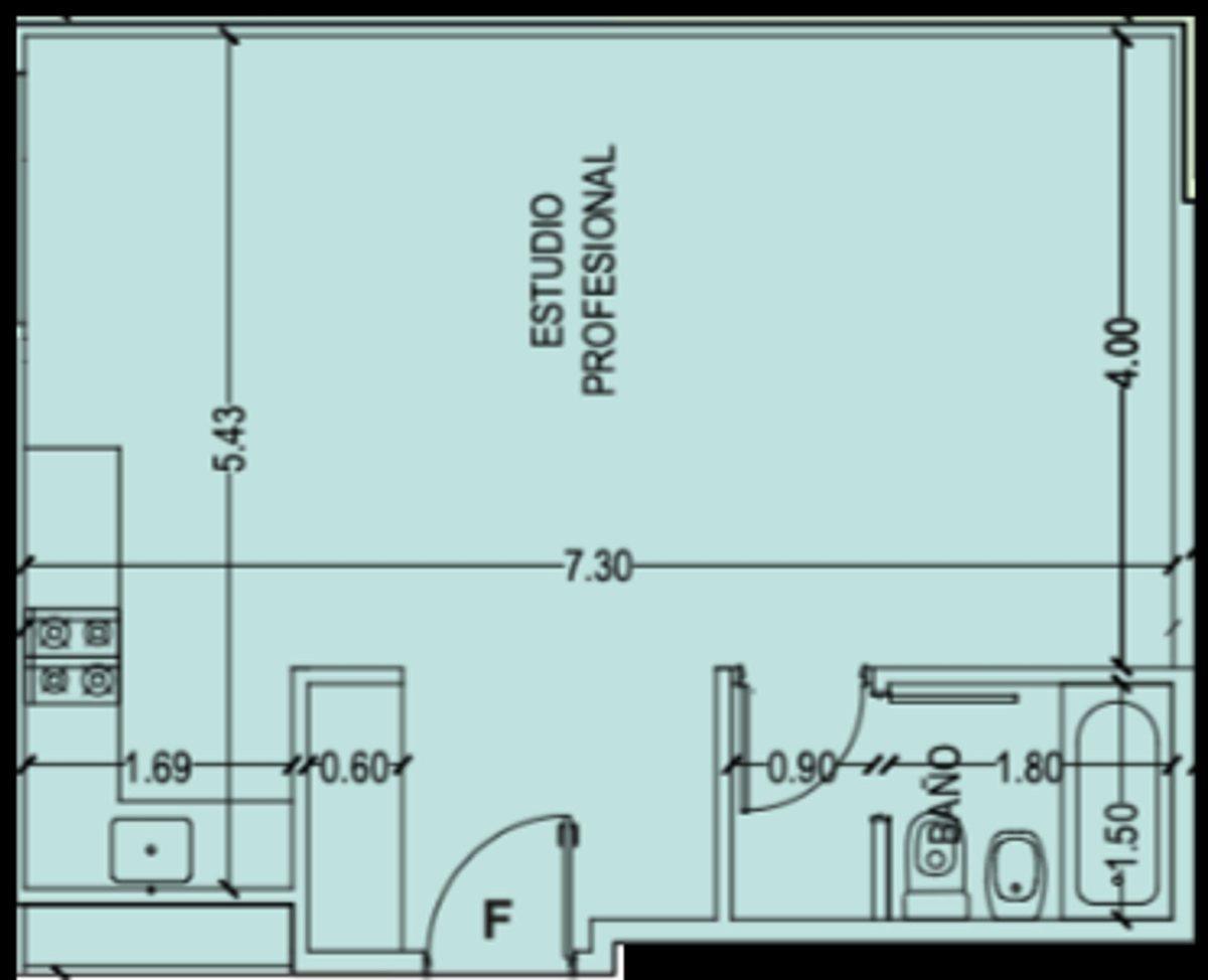 TORRE VERSALLES - DEPARTAMENTO - 1 AMB - VERSALLES