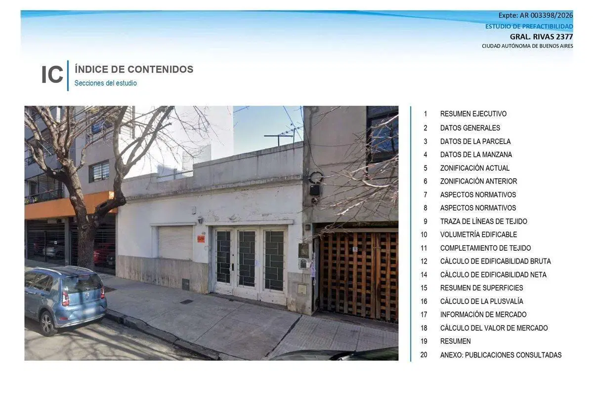 Lote Villa del Parque  USAM 2  880 m² Vendibles 5