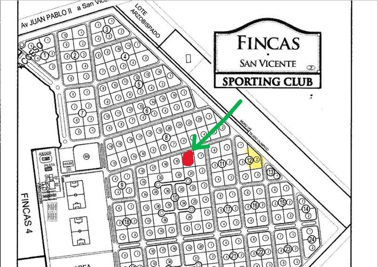VENTA GRAN LOTE 2700m2 B° FINCAS DE SAN VICENTE